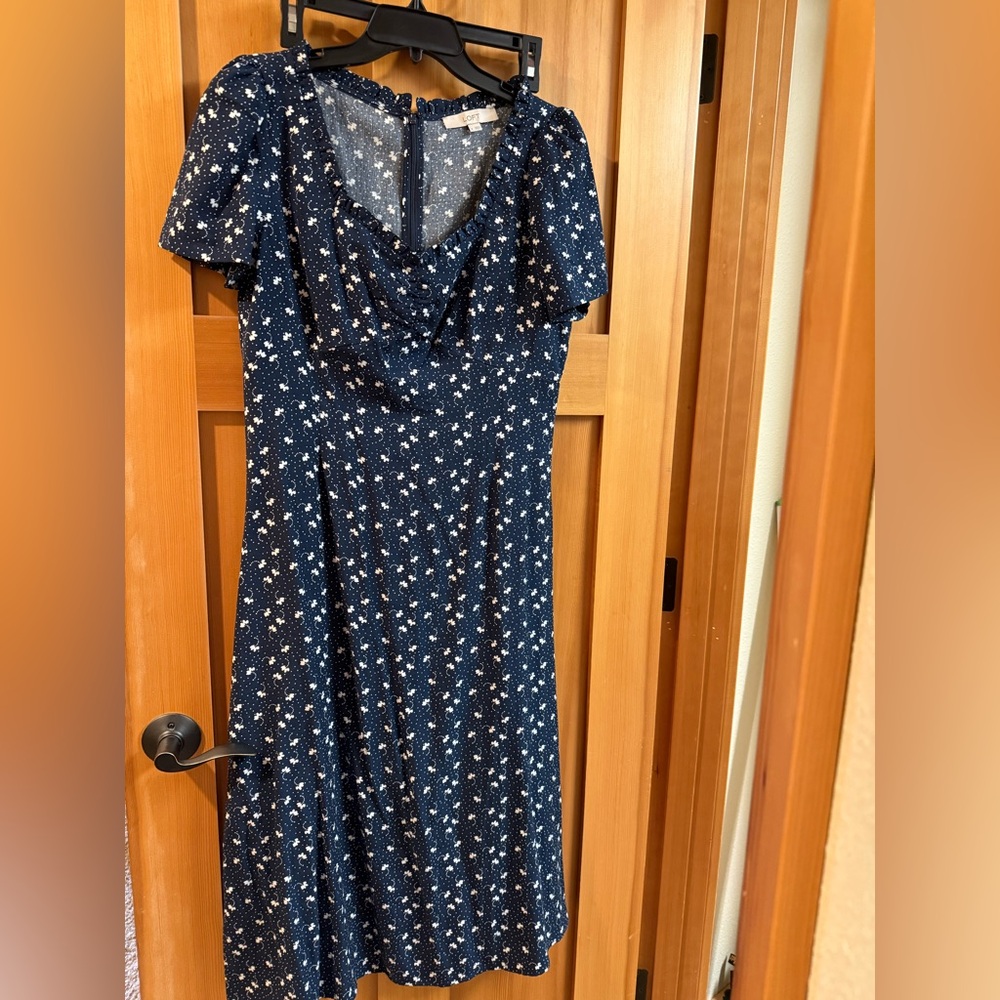 Loft size 8 midi dress